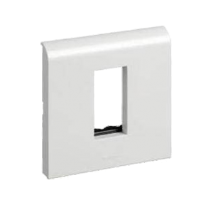 Legrand Myrius 1M White Plate With Frame, 6732 11